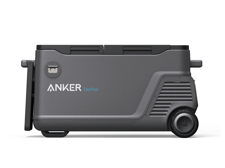 Anker EverFrost Dual-Zone Portable Cooler 50 with 299Wh Battery,53L,Powered by AC/DC or Solar - Sky Solar USA