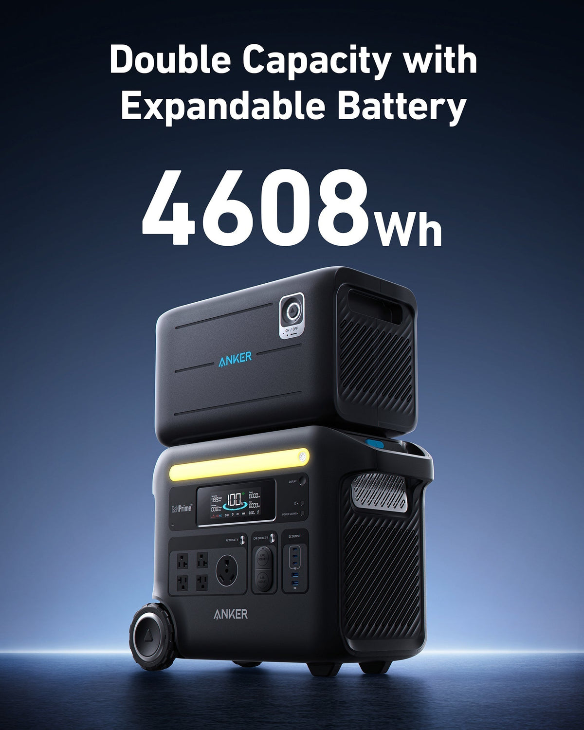 Anker SOLIX BP2600 Expansion Battery - 2560Wh LFP (For Anker SOLIX F2000, F2600) - Sky Solar USA