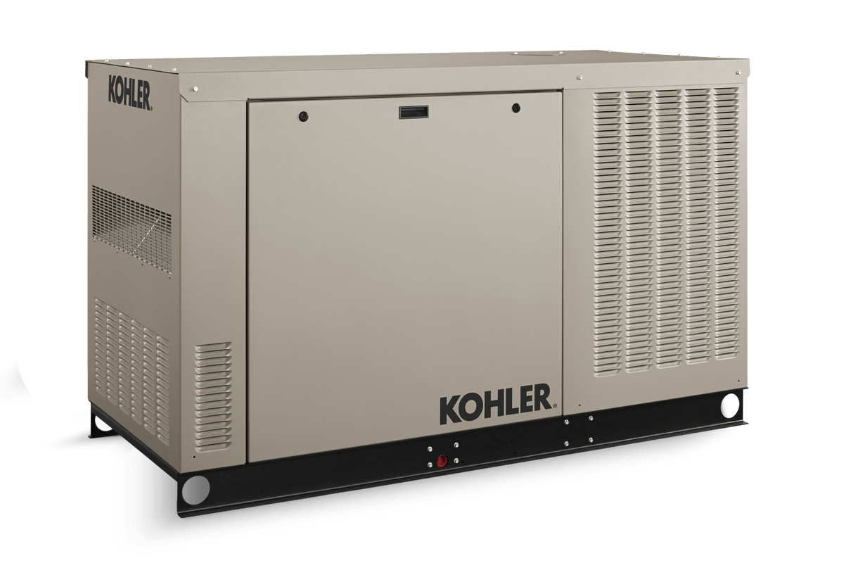 KOHLER 38RCLC-QS50 38 kW Standby Generator — Single-Phase, 240V, Block Heater - Sky Solar USA
