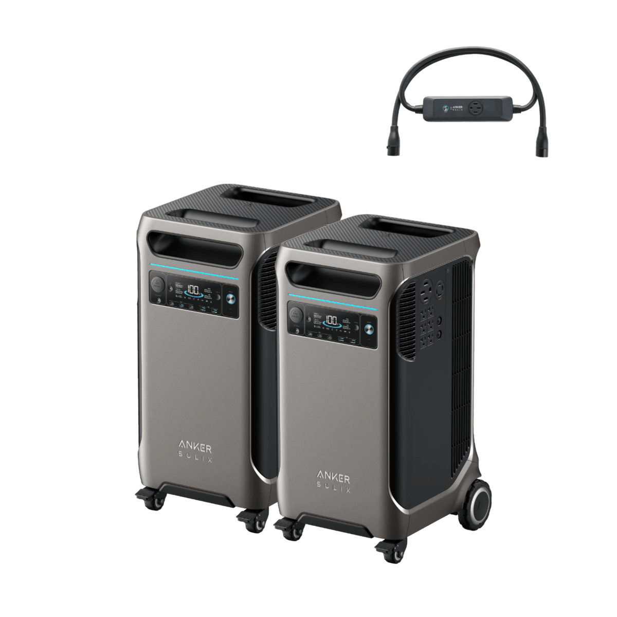 2× Anker SOLIX F3800 + Double Power Hub - Sky Solar USA