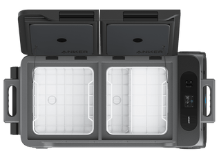 Anker EverFrost Dual-Zone Portable Cooler 50 with 299Wh Battery,53L,Powered by AC/DC or Solar - Sky Solar USA