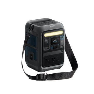Anker SOLIX C300X Portable Power Station (288Wh/300W) - For Camping, Traveling, and Emergencies - Sky Solar USA