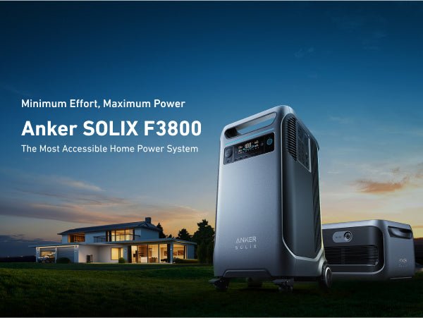 Anker SOLIX F3800 + Expansion Battery, 7680Wh | 6000W - Sky Solar USA