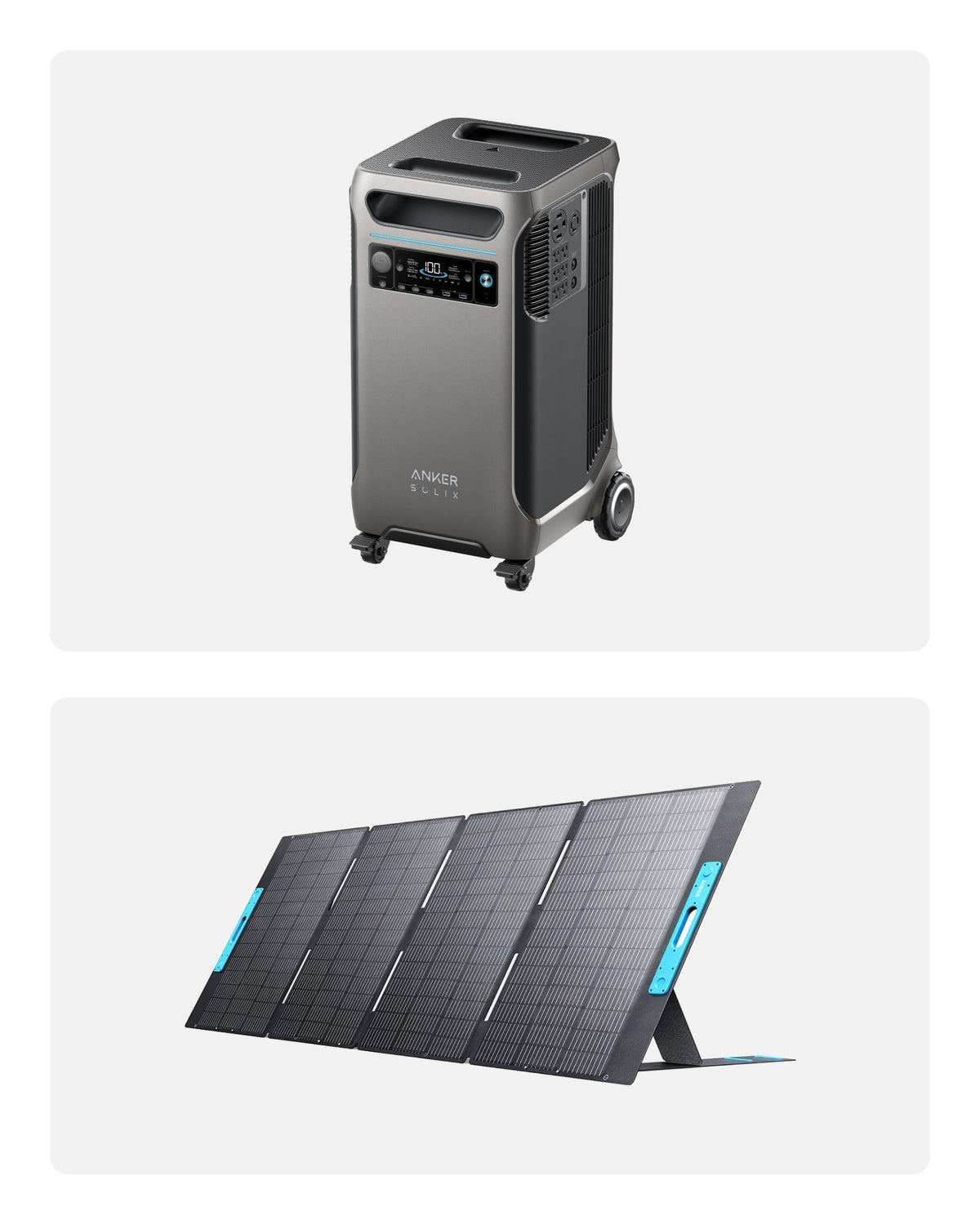 Anker SOLIX F3800 Solar Generator + 400W Solar Panel - Sky Solar USA