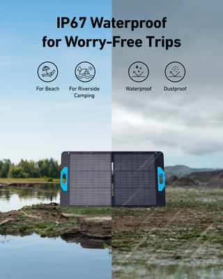 Anker SOLIX PS100 Portable Solar Panel - Sky Solar USA