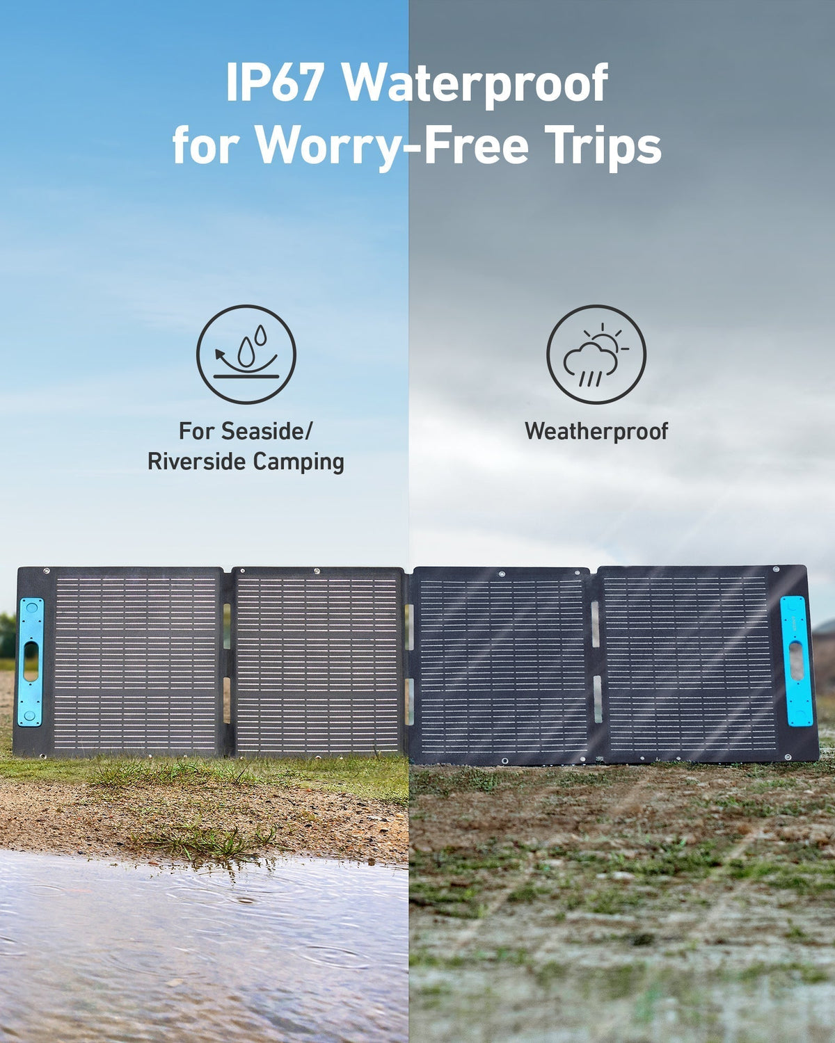 Anker SOLIX PS200 Portable Solar Panel - Sky Solar USA