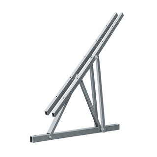 ChikoUSA Lawn Lizard 20°–45° Adjustable Ground Mount | Standard Version | Silver - Sky Solar USA