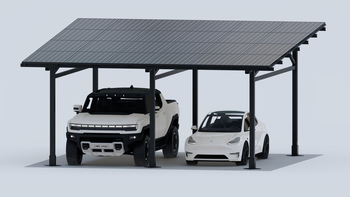 ChikoUSA Maximo 185 Steel Solar Carport / Gazebo - Sky Solar USA