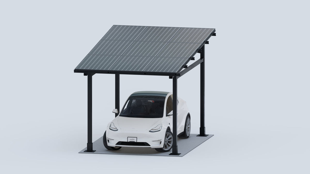 ChikoUSA Maximo 185 Steel Solar Carport / Gazebo - Sky Solar USA