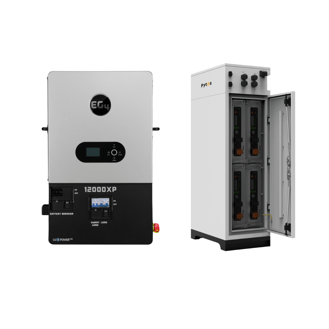 EG4 12000XP Off-Grid Inverter + Pytes V5 Rack Battery Power Bundle - Sky Solar USA