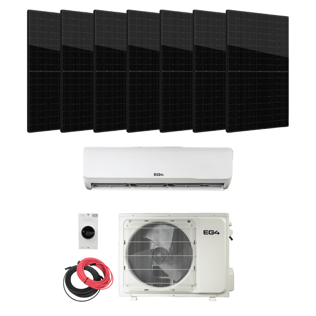 EG4 24k Hybrid Solar Powered Mini Split Kit (R32) - Sky Solar USA