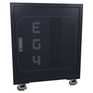 EG4 Enclosed Battery Rack | 3 Slot | Wheels Included - Sky Solar USA