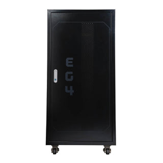 EG4 Enclosed Battery Rack | 6 Slot | Bus Bar Covers | Welded (Grey) - Sky Solar USA