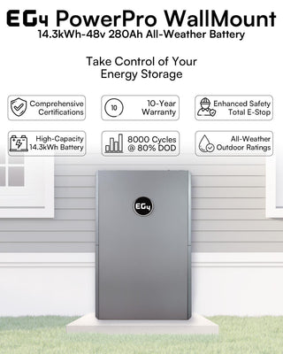 EG4 Whole-Home Weatherproof Power Kit | 18kPV & All Weather WallMount w/ Solar - Sky Solar USA