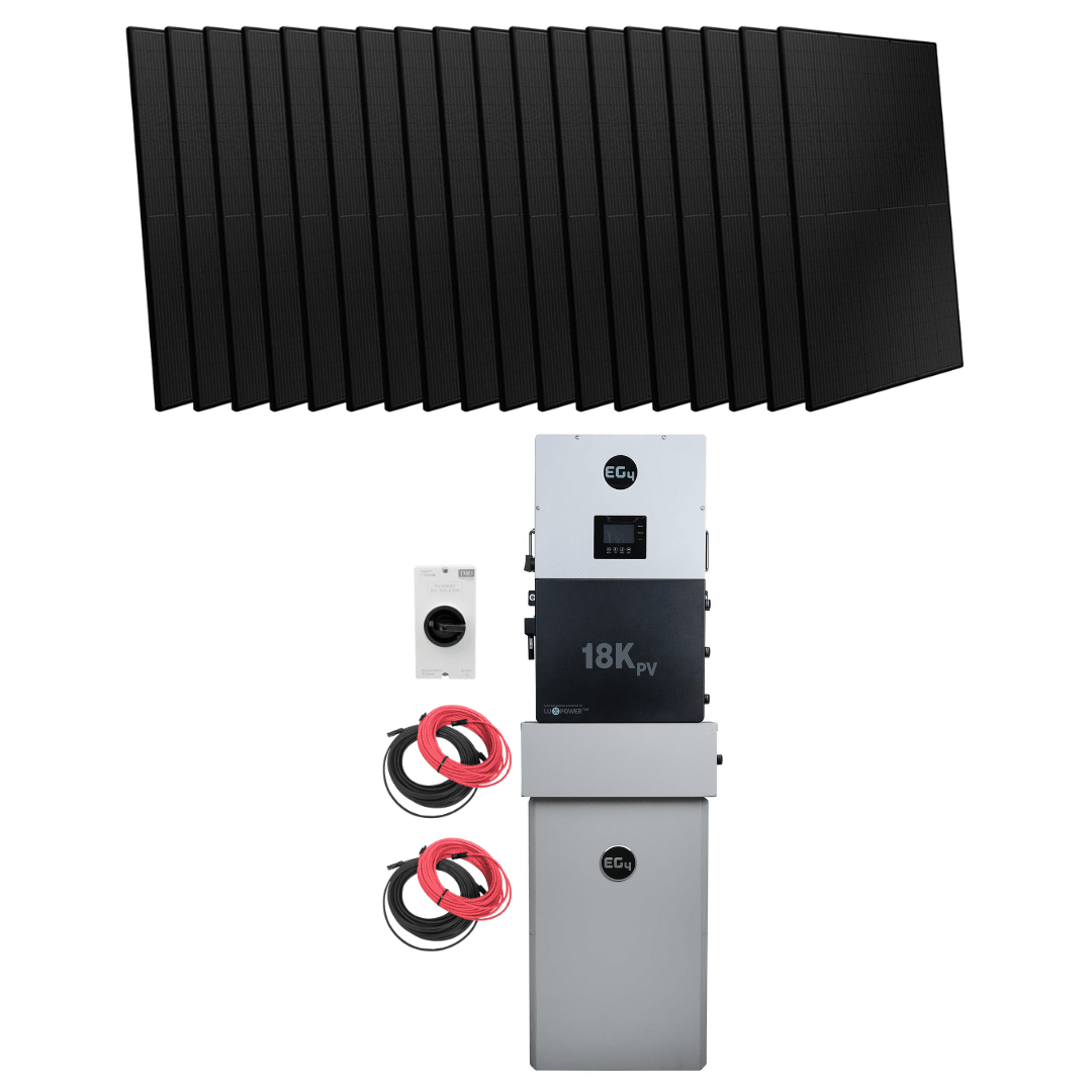 EG4 Whole-Home Weatherproof Power Kit | 18kPV & All Weather WallMount w/ Solar - Sky Solar USA