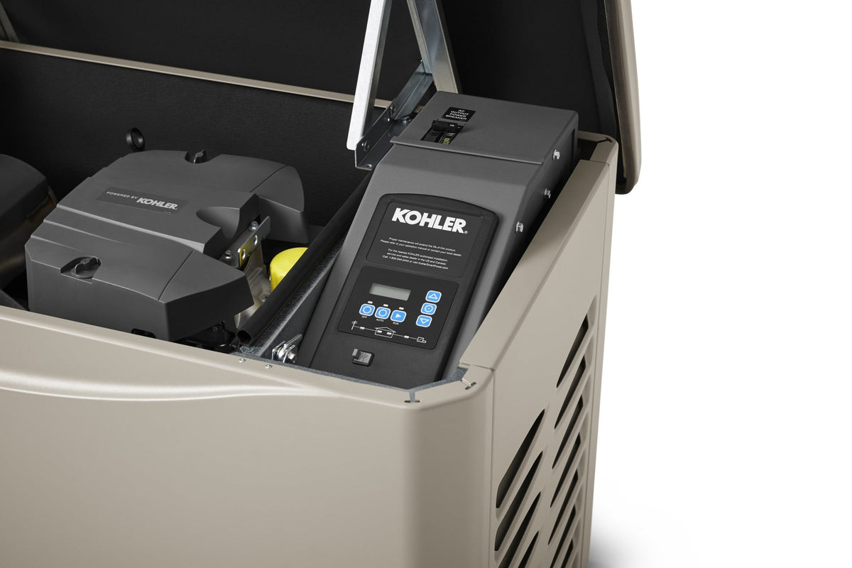KOHLER 14RCAL-100LC16 14 kW Standby Generator — Single-Phase, 240V, RXT 100 AMP - Sky Solar USA