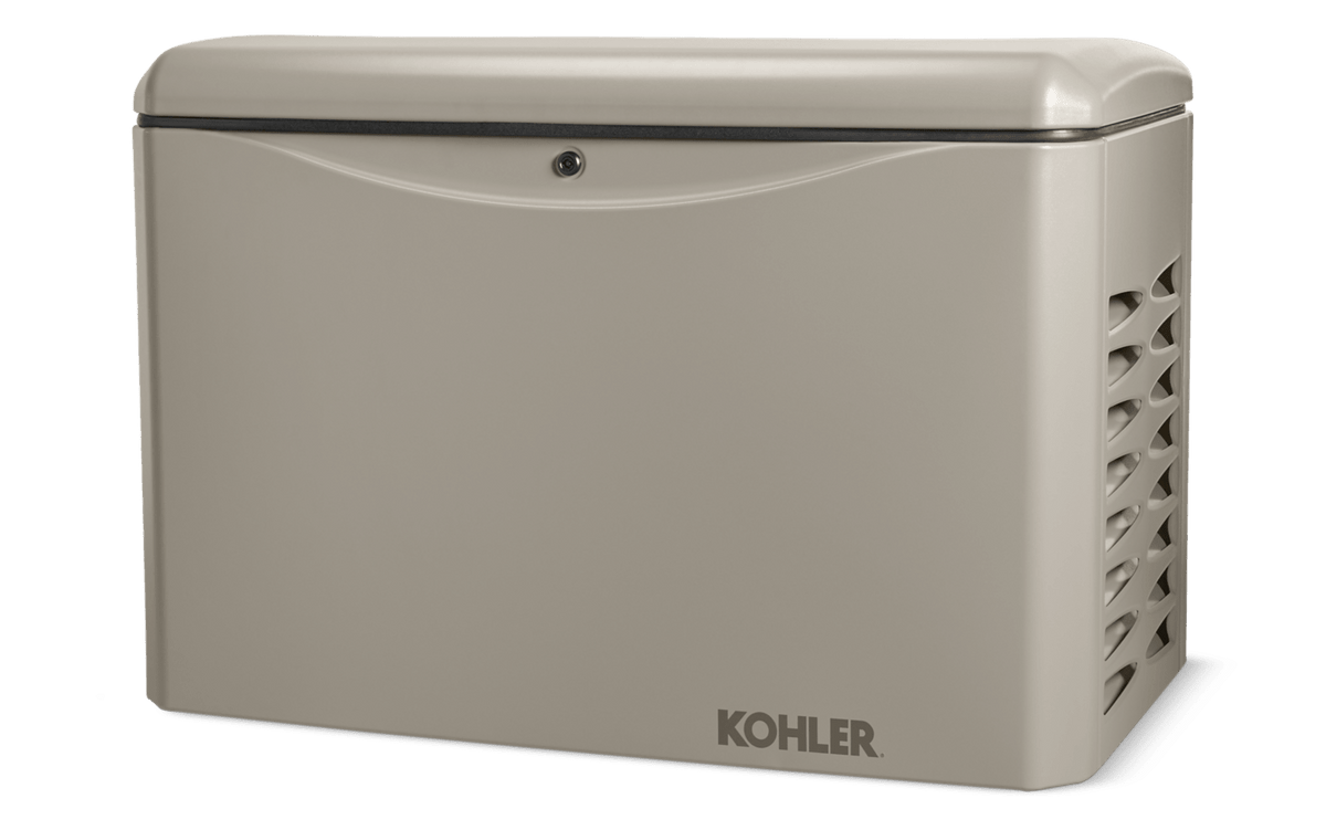 KOHLER 14RCAL-100LC16 14 kW Standby Generator — Single-Phase, 240V, RXT 100 AMP - Sky Solar USA