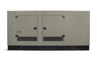 KOHLER 150ERESC-MV12 150 kW Standby Generator — Three-Phase, 277/480. 4S13X Alternator, Steel Enclosure - Sky Solar USA