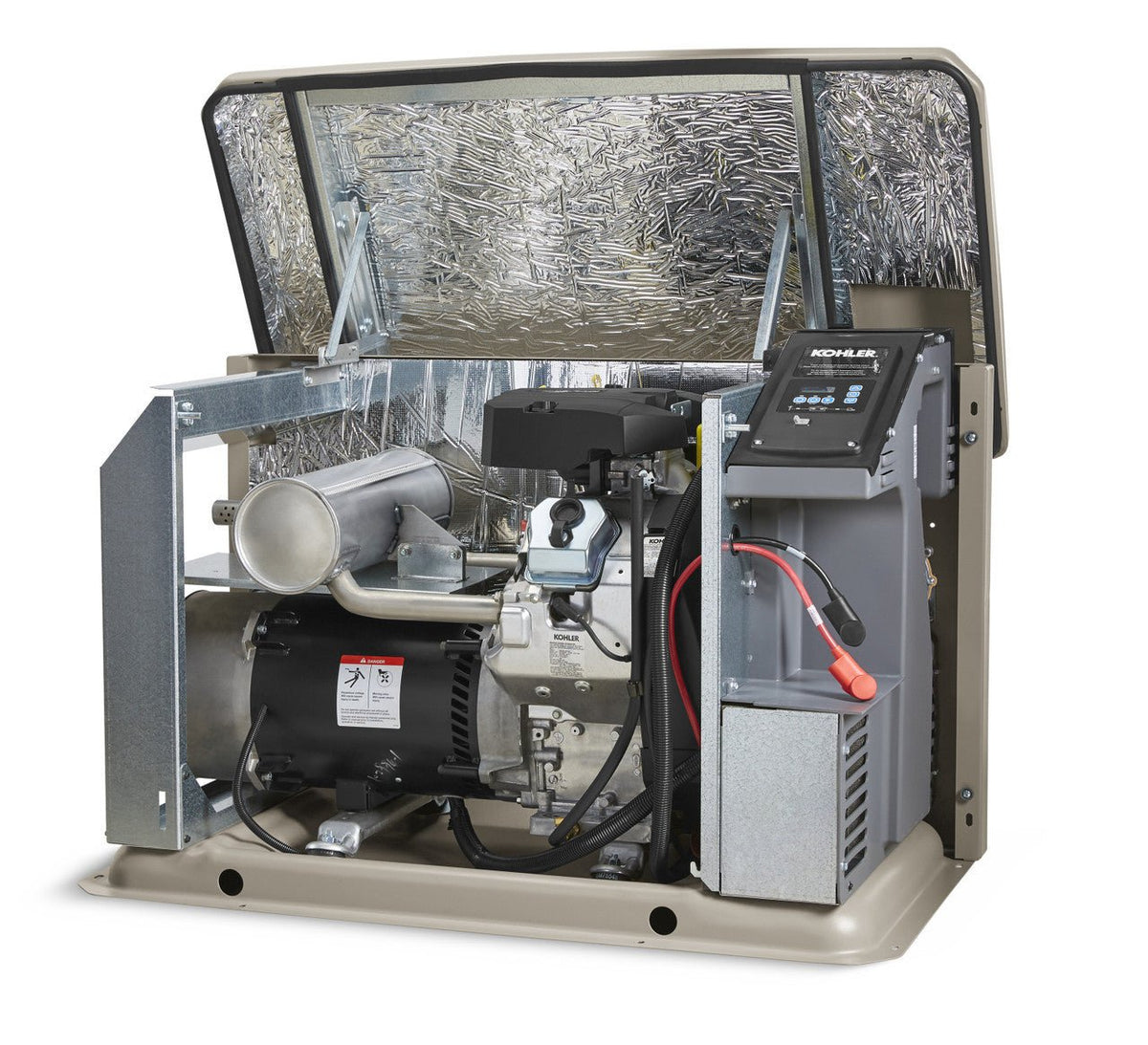 KOHLER 26RCAL-200SELS 26 kW Standby Generator — RXT 200 Amp, SE, N3R, w/LOAD Man - Sky Solar USA