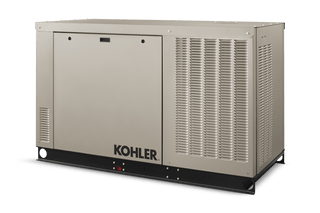 KOHLER 38RCLC-QS50 38 kW Standby Generator — Single-Phase, 240V, Block Heater - Sky Solar USA