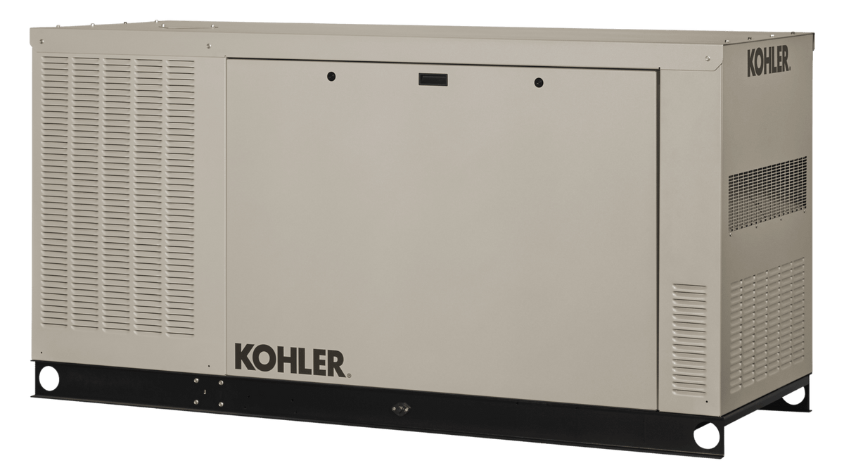 KOHLER 60RCLB-QS51 60 kW Standby Generator — Single-Phase, 240V, Block Heater - Sky Solar USA