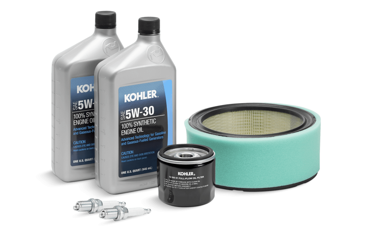 KOHLER GM118293 Generator Maintenance Kit — 12RES, 14RES, 14RESA and 14RCA (CH740), Without Oil - Sky Solar USA