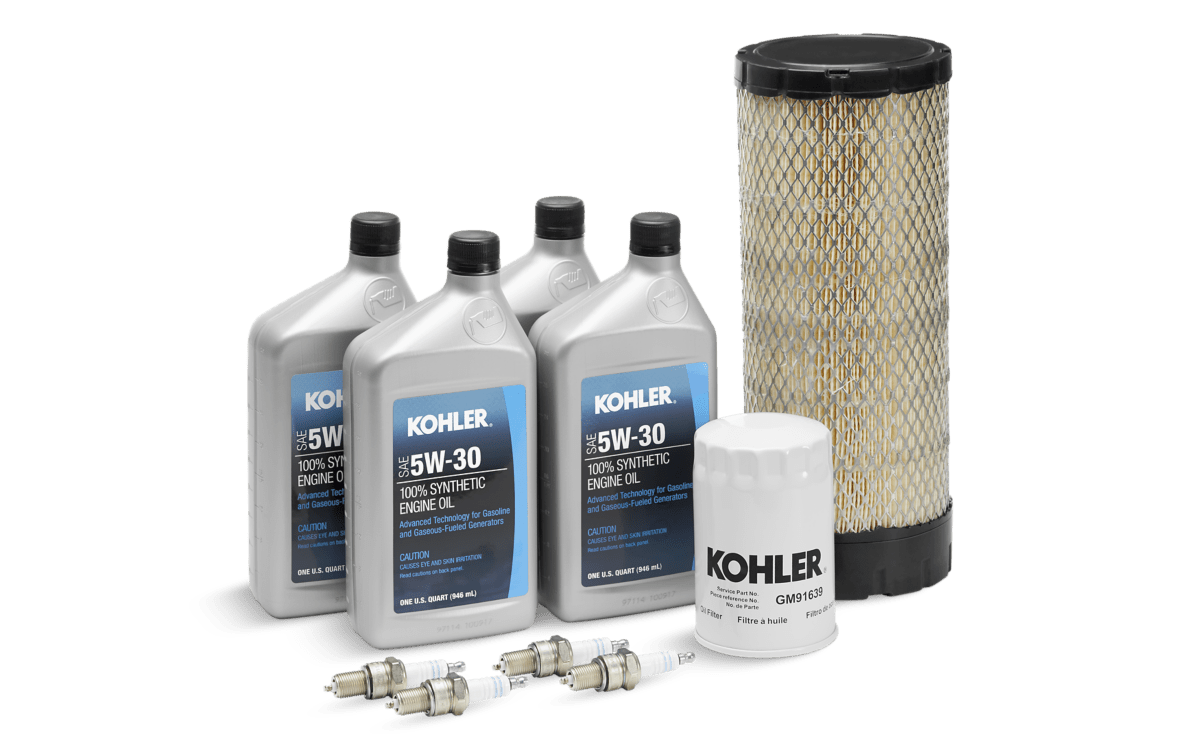 KOHLER GM118296 Generator Maintenance Kit — 24RCL and 30RCL(B) (2.2 L), Without Oil - Sky Solar USA