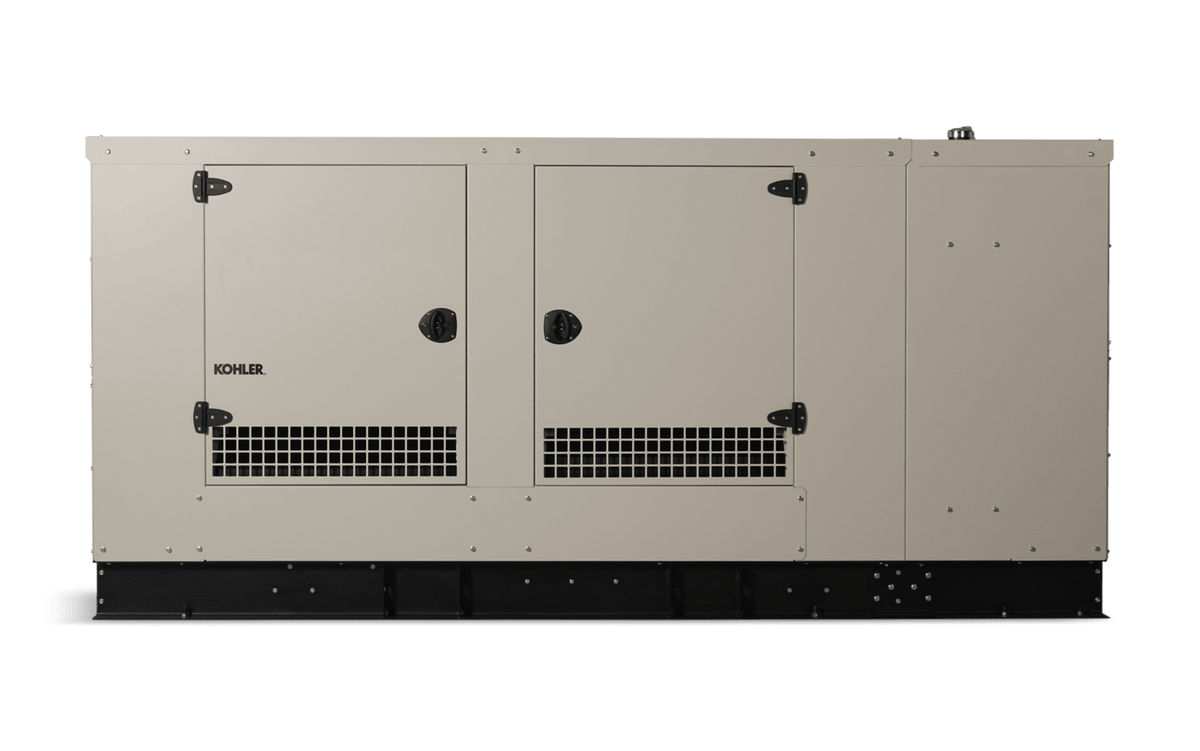 KOHLER KG125R-QS5 125 kW Standby Generator — Three-Phase, 120/208, 4R13X Alternator, Aluminum Enclosure - Sky Solar USA