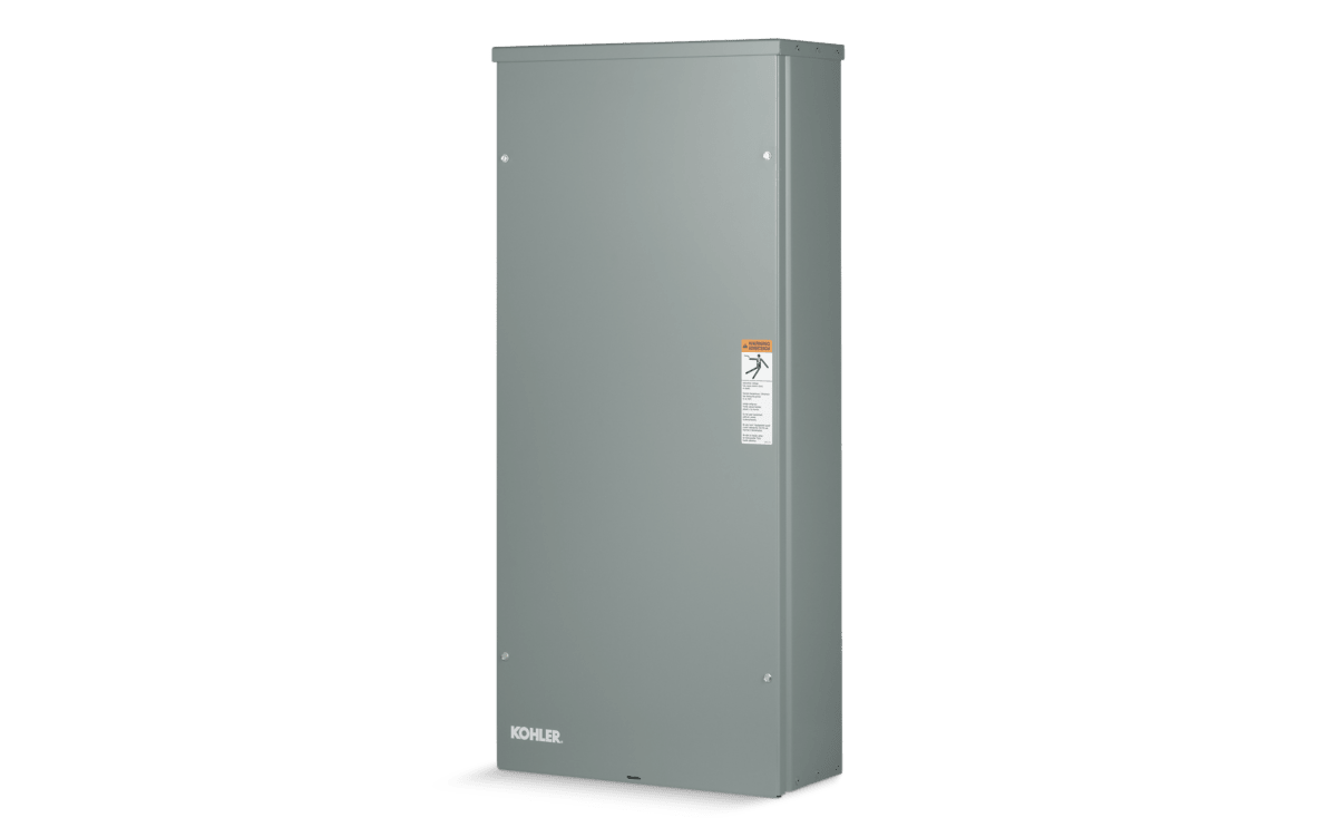 KOHLER RDT-CFNC-0200B-QS7 RDT Automatic Transfer Switch — 200A 240V Single-Phase, 24-Space Load Center, NEMA 3R - Sky Solar USA