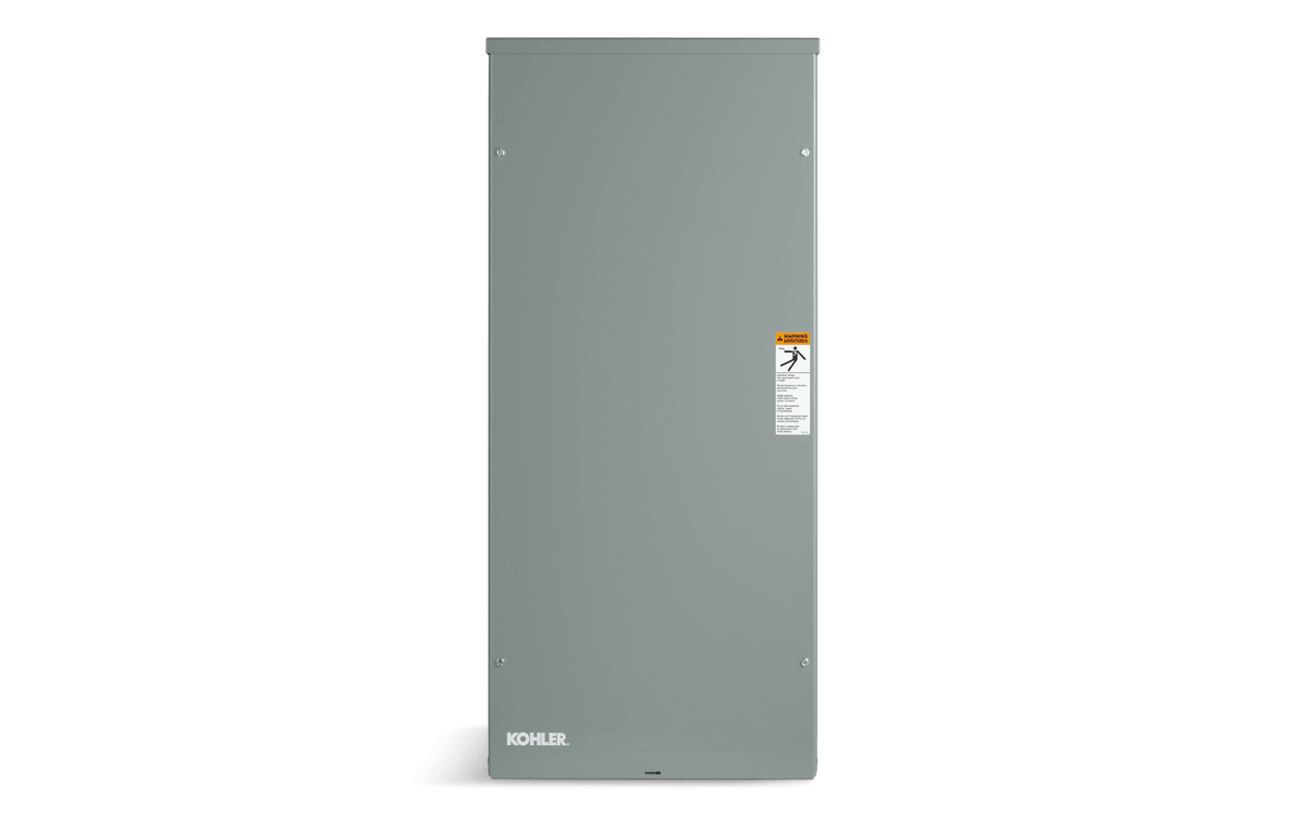 KOHLER RDT-CFNC-0200B-QS7 RDT Automatic Transfer Switch — 200A 240V Single-Phase, 24-Space Load Center, NEMA 3R - Sky Solar USA