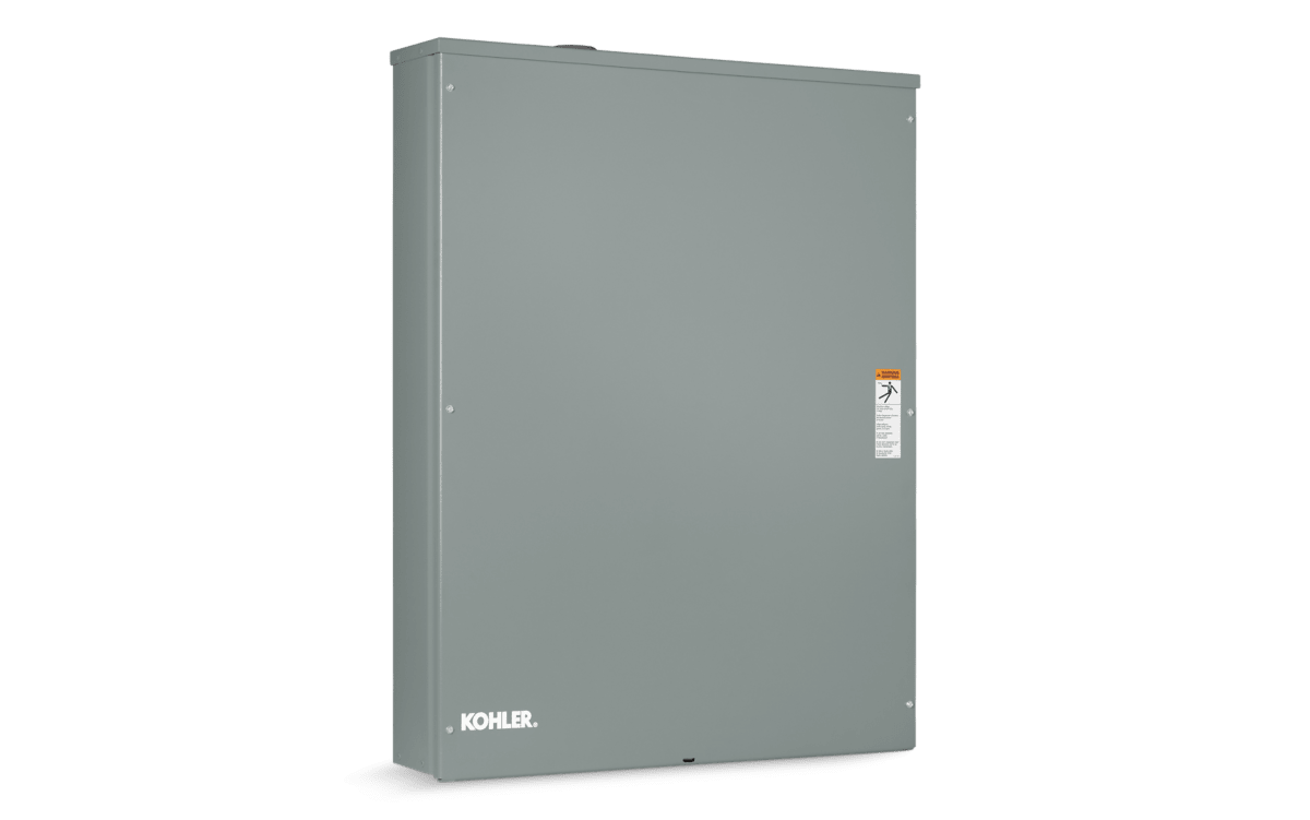 KOHLER RDT-CFNC-200BSEQS3 RDT Automatic Transfer Switch — 200A 240V Single-Phase Service Entrance, 42-Space Load Center, NEMA 3R - Sky Solar USA