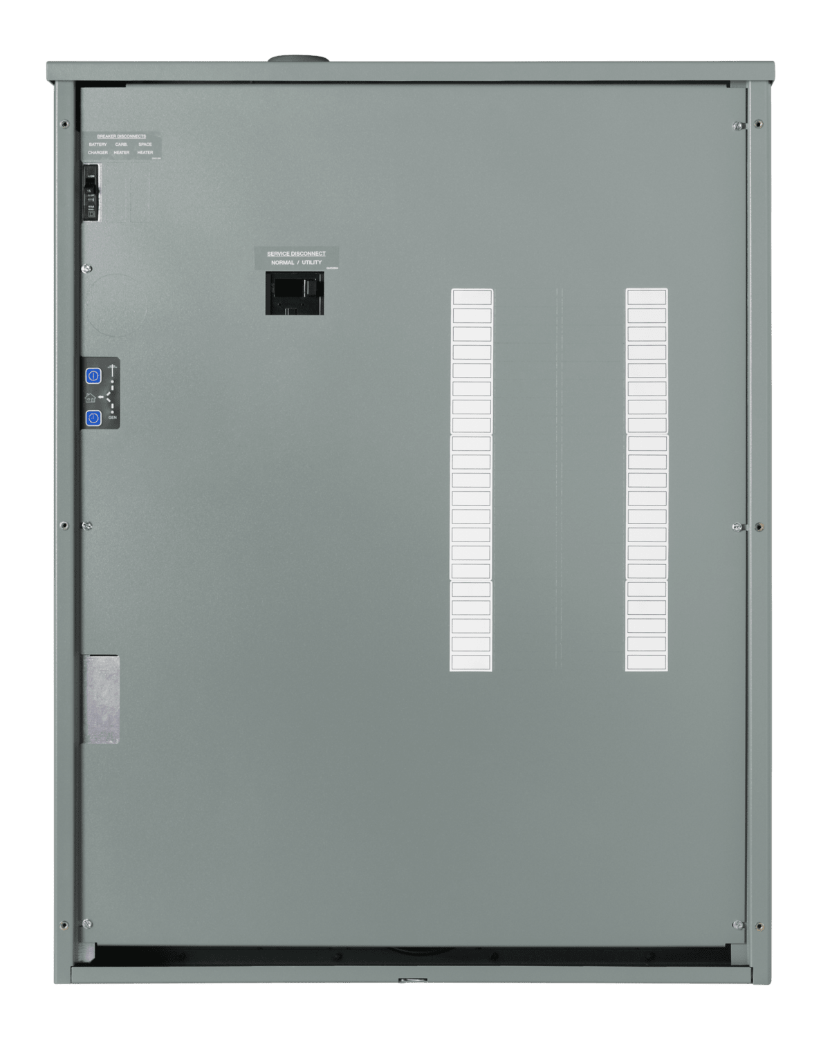 KOHLER RDT-CFNC-200BSEQS3 RDT Automatic Transfer Switch — 200A 240V Single-Phase Service Entrance, 42-Space Load Center, NEMA 3R - Sky Solar USA