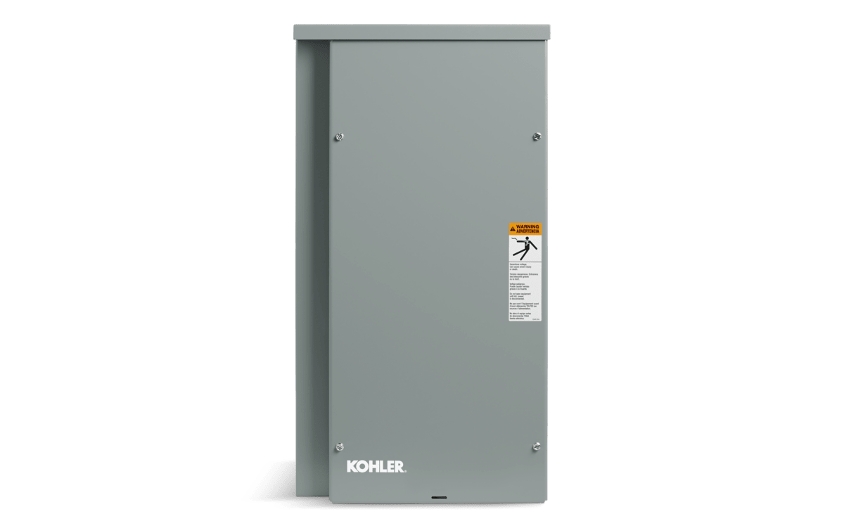 KOHLER RXT-JFNC-0100B-QS4 RXT Automatic Transfer Switch — 100A 240V Single-Phase, 16-Space Load Center, NEMA 3R - Sky Solar USA