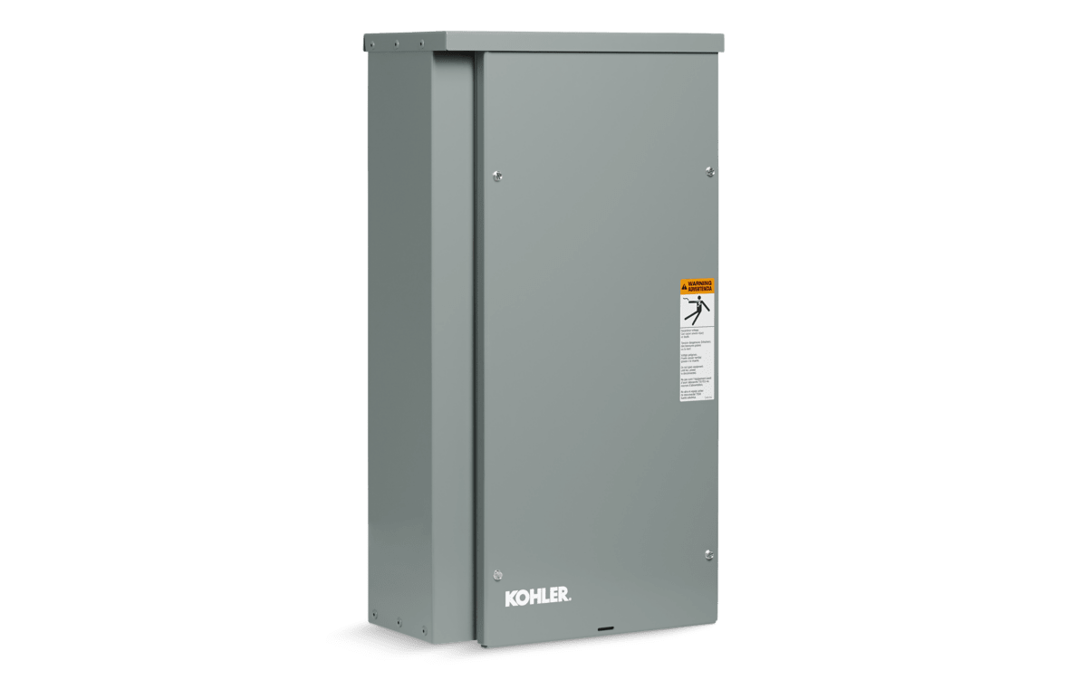 KOHLER RXT-JFNC-0100B-QS4 RXT Automatic Transfer Switch — 100A 240V Single-Phase, 16-Space Load Center, NEMA 3R - Sky Solar USA